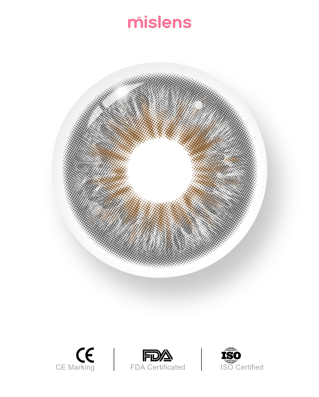Lentilles de contact Mislens Wildness Wolf Gray