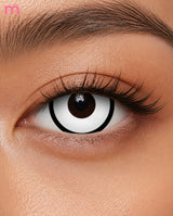 Lentilles Mislens Circle White Manson Cosplay