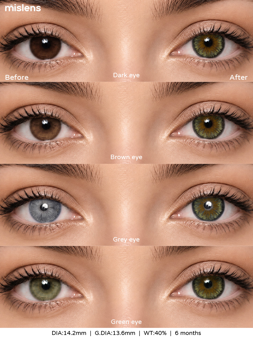 Mislens Cleopatra green