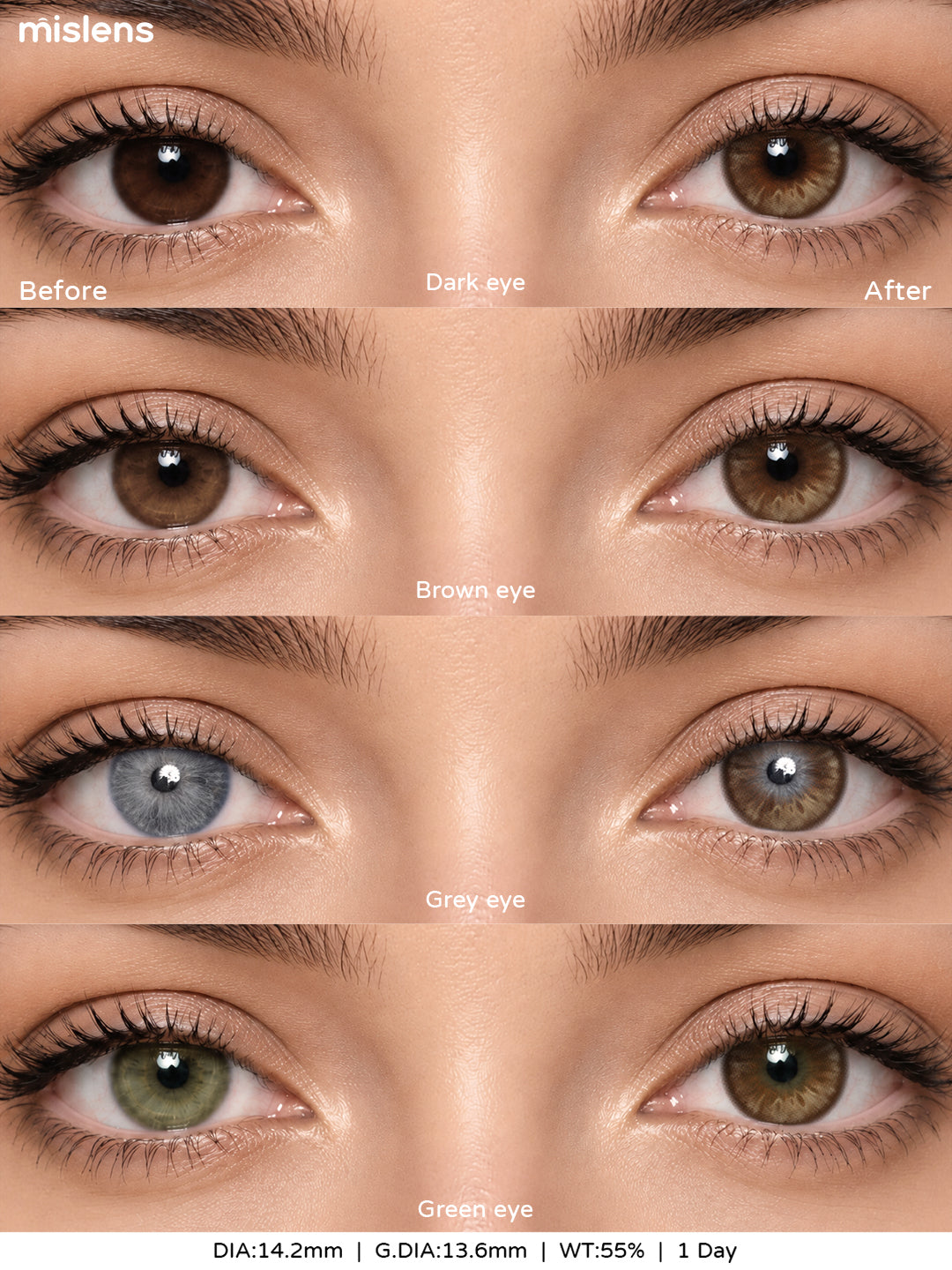Mislens Ease Brown