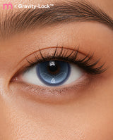Lentilles de contact marron mislens test