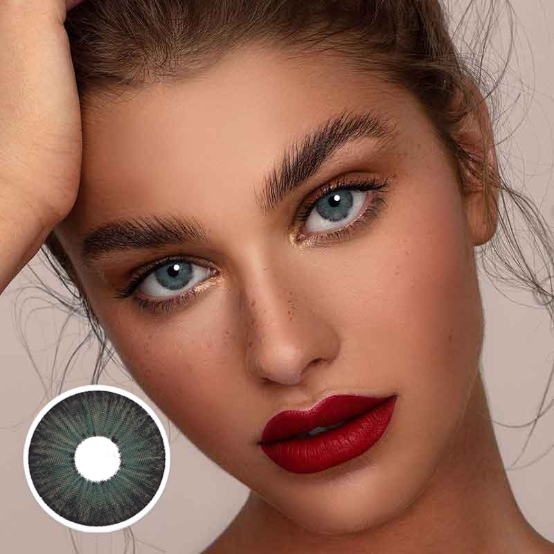 【U.S Warehouse】Lens-poem New York Pro N Gray Colored Contact Lenses