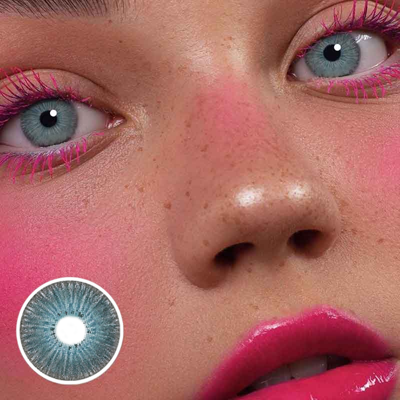 Lens-poem New York Pro N Jade Colored Contact Lenses