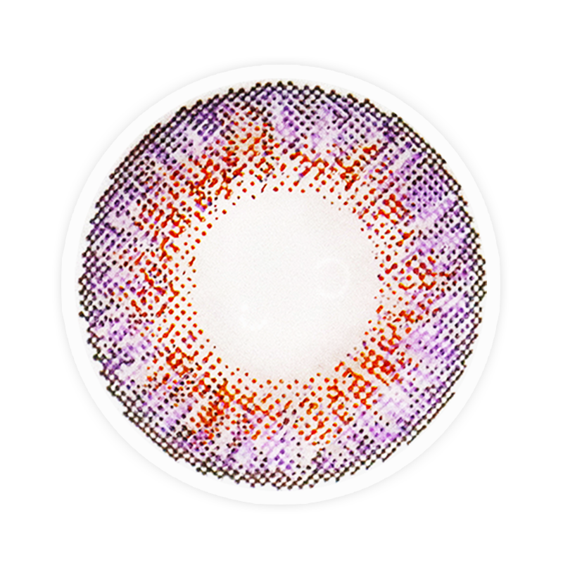 Lens-poem Three Tone Plus Amethyst Contact Lenses