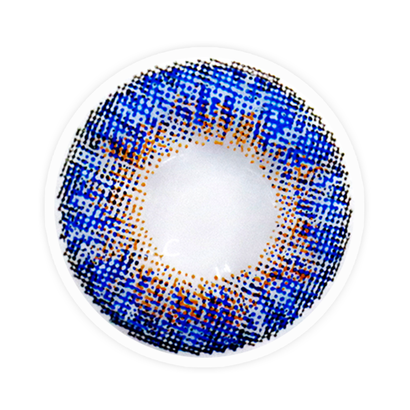 Lens-poem Three Tone Plus Blue Contact Lenses