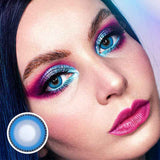 Lens-poem Yummy Blue Colored Contact Lenses