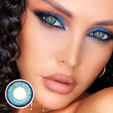 Lens-poem Iceball Blue Colored Contact Lenses