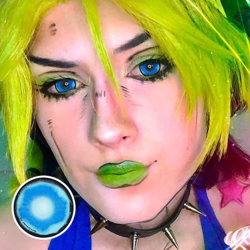 Lens-poem Platonic Blue Contact Lenses