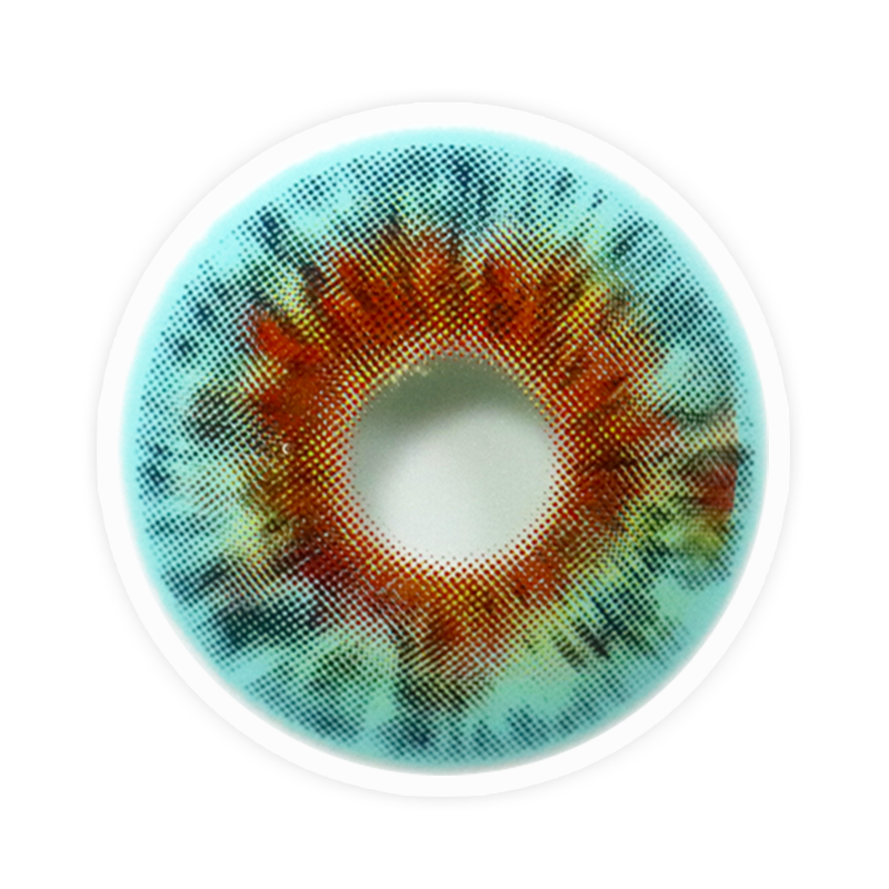 Lens-poem Marie Antoinette Blue Colored Contact Lenses