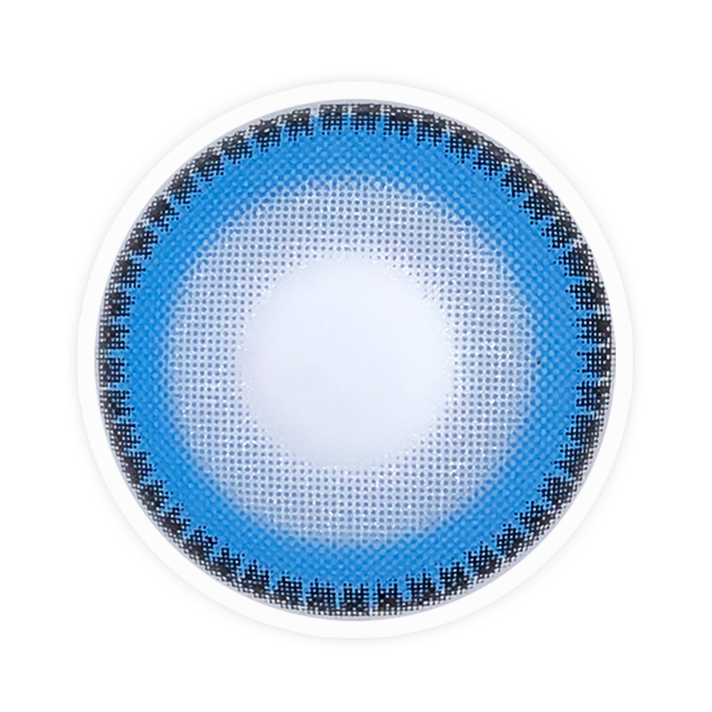 Lens-poem Yummy Blue Colored Contact Lenses