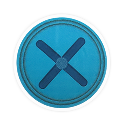Lens-poem Button Eye Blue Colored Contact Lenses