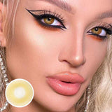 Lens-poem Pixie Brown Colored Contact Lenses