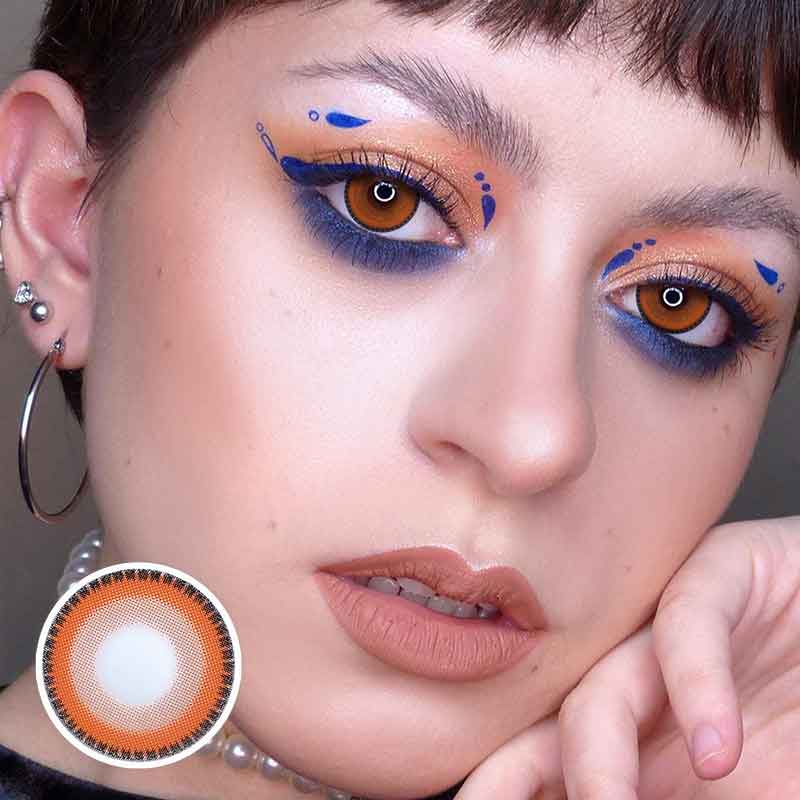 Lens-poem Yummy Brown Colored Contact Lenses