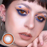 Lens-poem Yummy Brown Colored Contact Lenses