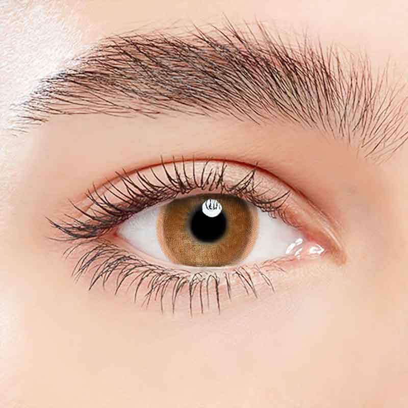 Lens-poem Pixie Brown Colored Contact Lenses