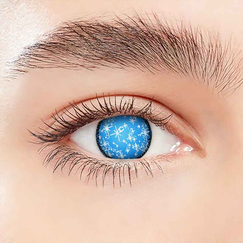 Lens-poem Starry Sky Glaciar Contact Lenses