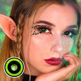 Lens-poem Nebulos Green Colored Contact Lenses