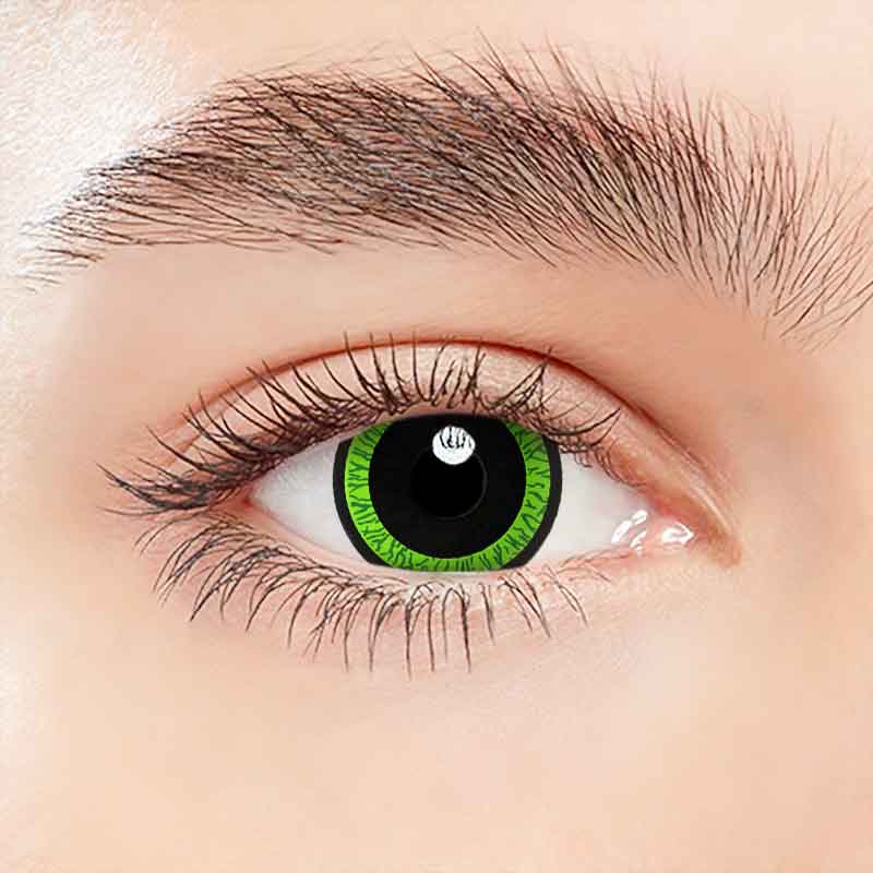 Lens-poem Nebulos Green Colored Contact Lenses