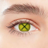 Lens-poem Button Eye Green Colored Contact Lenses
