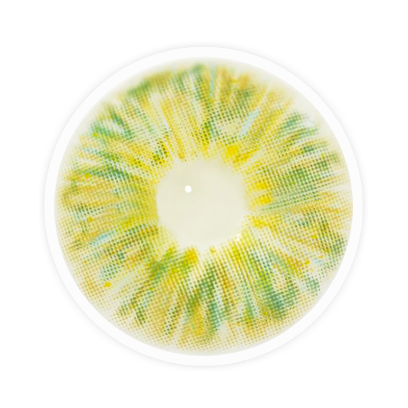 Lens-poem Monet Green Colored Contact Lenses