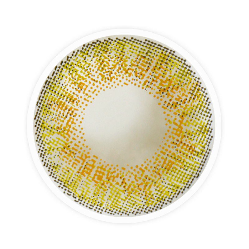 Lens-poem Three Tone Plus Hazel Contact Lenses