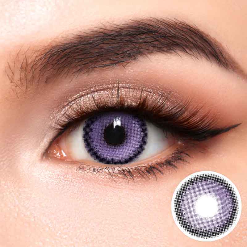 Lens-poem K4 Violet Colored Contact Lenses