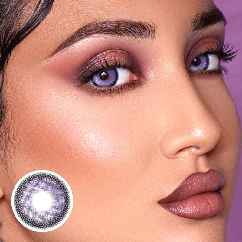 Lens-poem K4 Violet Colored Contact Lenses
