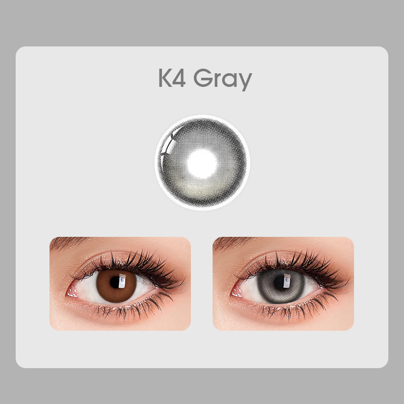 Lens-poem K4 Gray Colored Contact Lenses