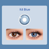 Lens-poem K4 Blue Colored Contact Lenses
