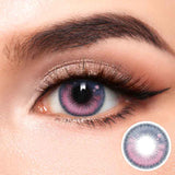 Lens-poem Girl Tears Pink Colored Contact Lenses