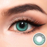 Lens-poem Girl Tears Green Colored Contact Lenses