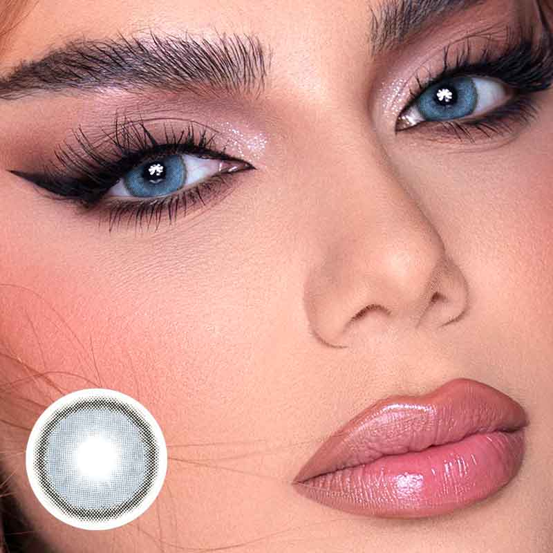 Lens-poem Bassia Blue Colored Contact Lenses