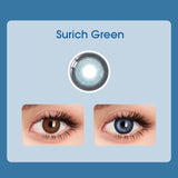 Lens-poem Surich Green Colored Contact Lenses