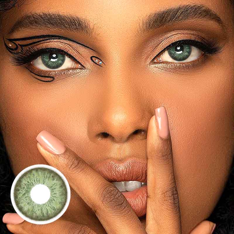 Lens-poem Cocktail Mint Julep Colored Contact Lenses
