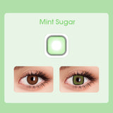 Lens-poem Square Mint Sugar Colored Contact Lenses