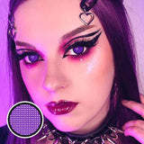 Lens-poem Mesh Purple Contact Lenses
