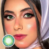 Lens-poem Three Tone Plus Turquoise Contact Lenses