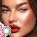 Lens-poem Three Tone Plus Sterling Gray Contact Lenses