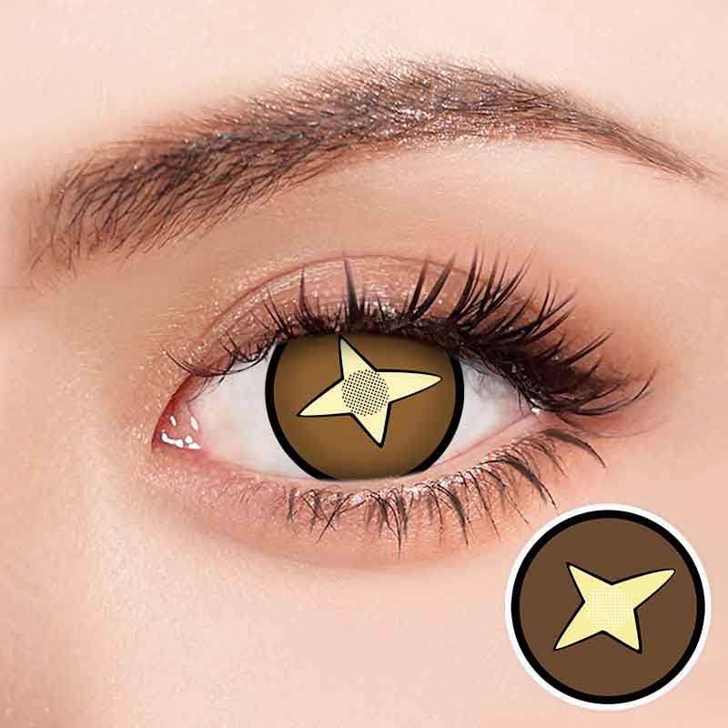 Lens-poem Kinoko Brown Contact Lenses