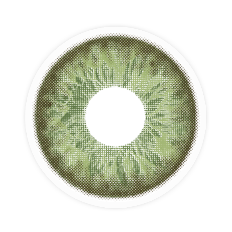 Lens-poem Cocktail Mint Julep Colored Contact Lenses
