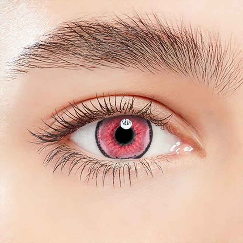 Lens-poem Platonic Pink Contact Lenses