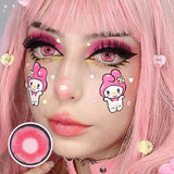 Lens-poem Platonic Pink Contact Lenses