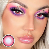 Lens-poem Yummy Pink Colored Contact Lenses