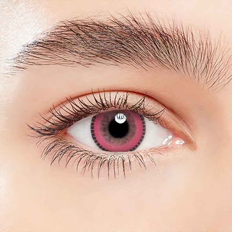 Lens-poem Yummy Pink Colored Contact Lenses