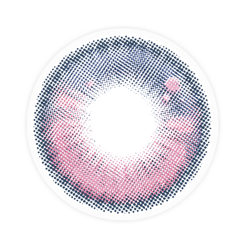 Lens-poem Girl Tears Pink Colored Contact Lenses