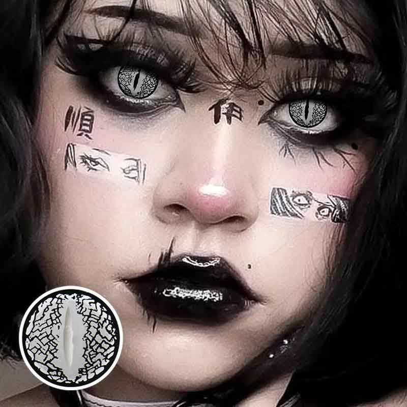 Lens-poem Lizard Eye Sliver Contact Lenses