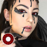 Lens-poem Spider Web Black Colored Contact Lenses