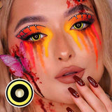 Lens-poem Nebulos Yellow Colored Contact Lenses