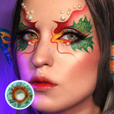 Lens-poem Marie Antoinette Blue Colored Contact Lenses