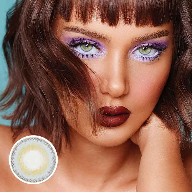 Lens-poem La Girl Blue Colored Contact Lenses